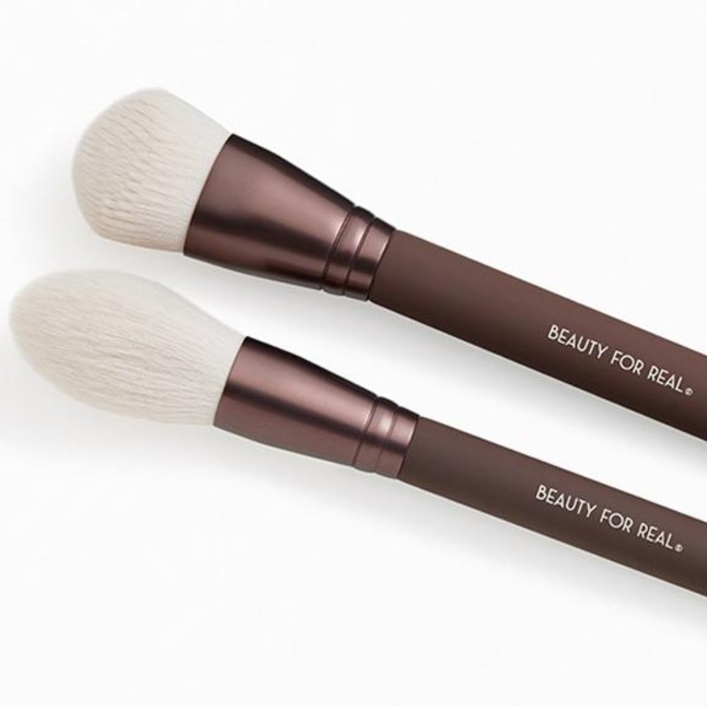 Beauty For Real Perfect Precision Complexion Brushes - Powder + Complexion NEW